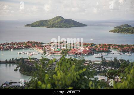 Seychelles, Mahé, Victoria, Eden Island Banque D'Images