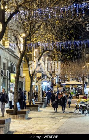 Israël, Jérusalem Ouest, rue piétonne au centre-ville Banque D'Images