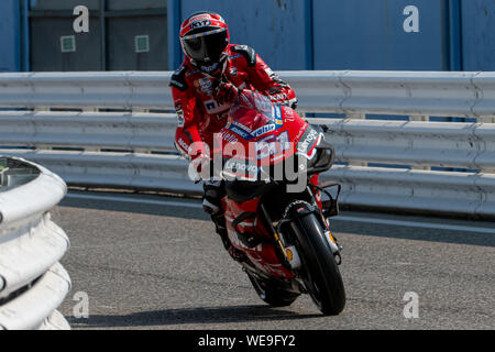 Misano Adriatico, Italie, 30 août 2019, 51 MICHELE PIRRO lors de l'essai de l'équipe DUCATI TRST Ufficiali Motogp à Misano 2019 - MotoGP - Credit : LPS/Alessio Marini/Alamy Live News Banque D'Images