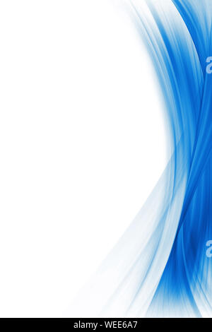 Illustration avec l'arrière-plan dynamique dégradé bleu Banque D'Images