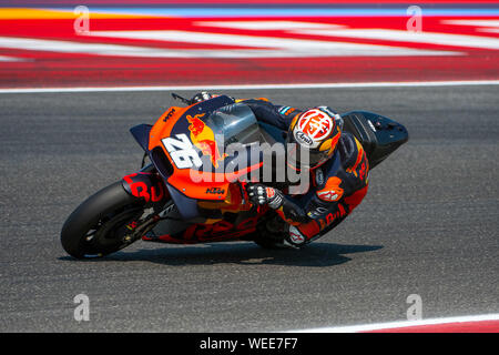 Misano Adriatico, Italie, 30 août 2019, 26 Dani Pedrosa au cours de Test Officiel MotoGP à Misano Adriatico (RN) 2019 - MotoGP - Credit : LPS/Alessio Marini/Alamy Live News Banque D'Images