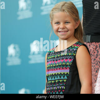 Venise, Italie - 28 août : Katerina Lipovska assiste à l'Pelikanblut photocall au cours de la 76e Festival du Film de Venise Banque D'Images