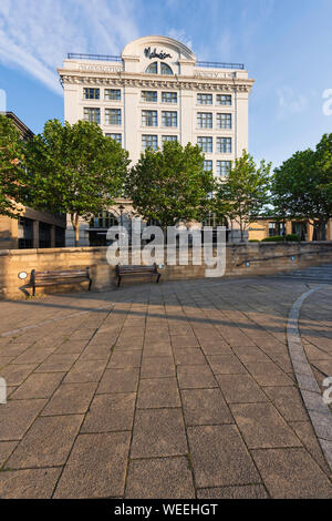 Sur le quai de l'hôtel Malmaison Newcastle upon Tyne UK Banque D'Images