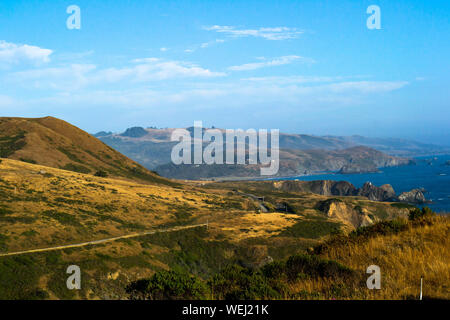 Californie, USA - 6 août 2019 : Un grand vista of northern California's Pacific Coast Highway Banque D'Images