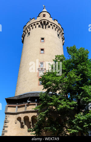 Eschenheimer Turm, Eschenheim Tower City Gate, monument et une partie de la cité médiévale les fortifications de Frankfurt am Main, Allemagne Banque D'Images