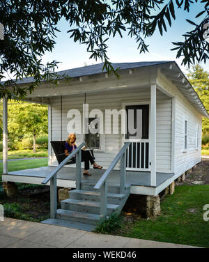 Le lieu de naissance d'Elvis Presley en 1935 à Tupelo, MS, dans une maison construite par son père sur le terrain de la naissance d'Elvis Presley et musée Banque D'Images