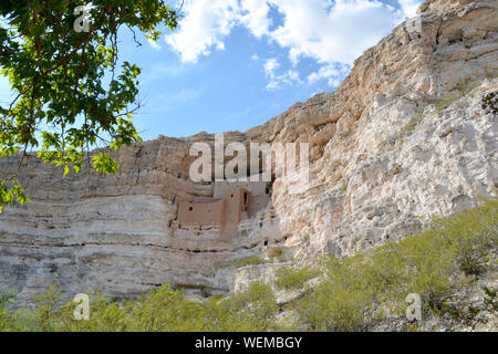 Montezuma Castle National Monument dans la région de Arizona State Banque D'Images