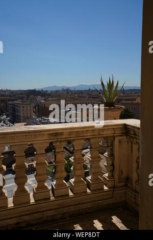 Vue de la ville de Rome de la Cité du Vatican, Rome, Italie Banque D'Images