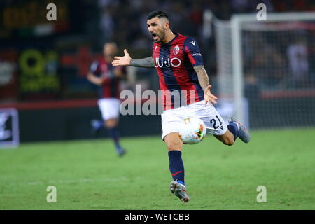 Bologne, Italie. Août 30, 2019. Championnat d'Italie de football Serie A match 2020 vs 2019 Bologne Spal ROBERTO SORIANO (FC Bologne) Credit : Filippo Rubin/Alamy Live News Banque D'Images