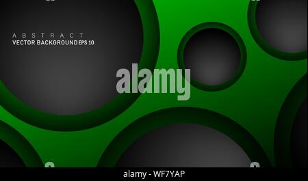 Les motifs d'artifices de scénario qui se chevauchent couches sur l'espace noir cercle pour le texte et les dessins d'arrière-plan Illustration de Vecteur