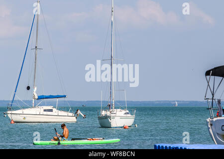 Lac Balaton, Hongrie le 03 août 2019 Credit Ilona Barna, BIPHOTONEWS, Alamy Banque D'Images