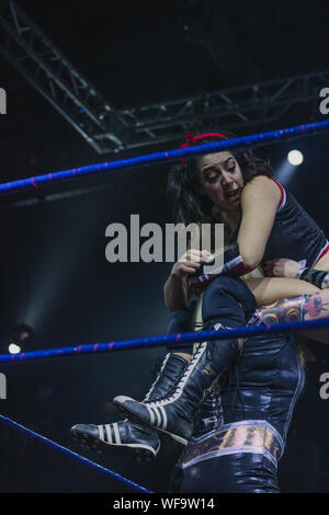 Chili wrestling CNL Banque D'Images