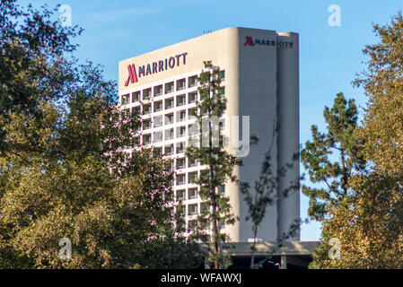 LA, USA - 1er novembre 2018 : JW Marriott Hôtel Warner Center Woodland Hills, Los Angeles, l'Amérique Banque D'Images