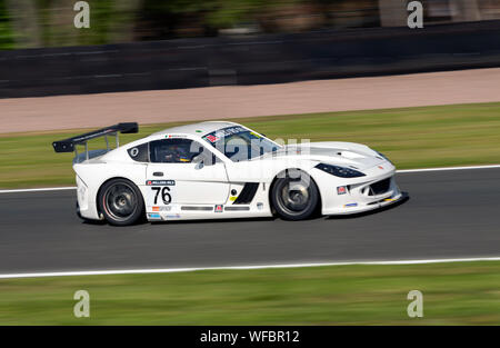 76 Voiture, Carlito Miracco, corsaire, Ginetta GT4 Supercup, Oulton Park vendredi pratique Banque D'Images