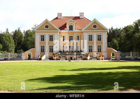 Palmse Manoir, construit en 1780, dans le parc national de Lahemaa, Estonie Banque D'Images