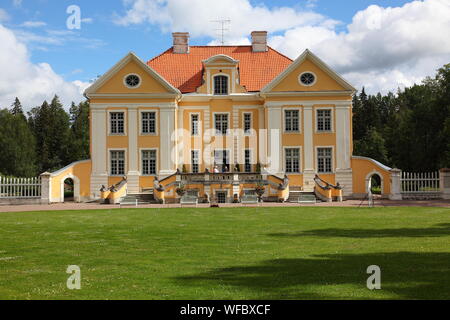 Palmse Manoir, construit en 1780, dans le parc national de Lahemaa, Estonie Banque D'Images