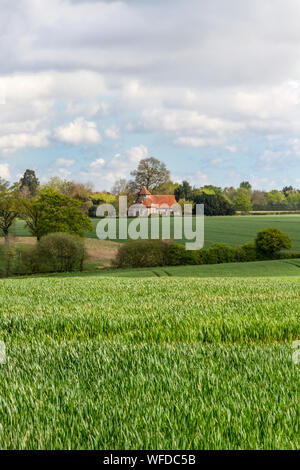 St John the Baptist Church, peu Maplestead, Essex, UK Banque D'Images