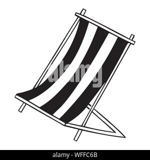 Vector illustration noir et blanc de coquille de mer Illustration de Vecteur