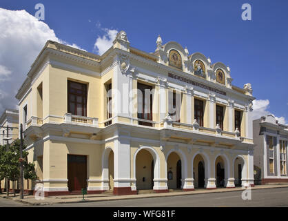 Théâtre Tomas Terry à Cienfuegos. Cuba Banque D'Images