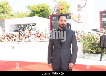 Venise, Italie - 31 août, 2019. Pablo Larraín assiste au tapis rouge pour la première mondiale d'EMA pendant le 76e Festival du Film de Venise au Palazzo del Cinema le 31 août 2019 à Venise, Italie. © Roberto Ricciuti/éveil/Alamy Live News Banque D'Images