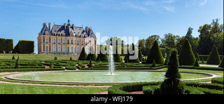 Château et parc de Sceaux en été - Hauts-de-Seine, France Banque D'Images