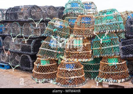 Des casiers à crabe et homard nombre 3860 Banque D'Images