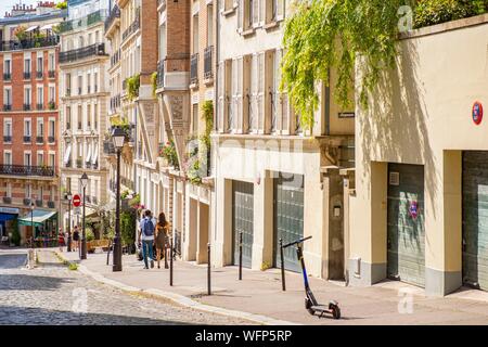 France, Paris, Rue Lepic Banque D'Images