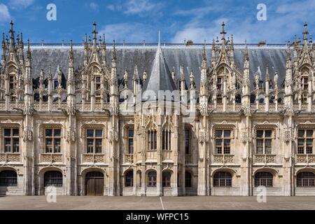 France, Seine Maritime, Rouen, Cour d'appel de Rouen, Palais de justice, ancien Echiquier de Normandie Banque D'Images