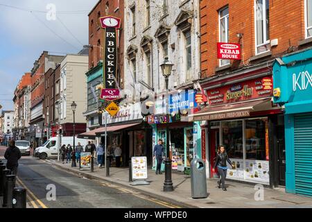 L'Irlande, Dublin, rue Talbot rue du centre-ville animé situé dans le nord de la ville Banque D'Images