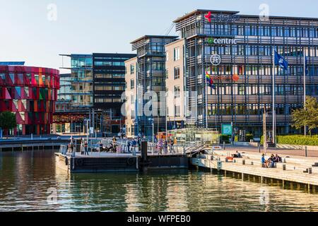 La Suède, Vastra Sweden Goteborg (Suède), district d'Eriksberg Banque D'Images