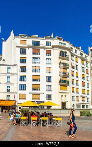 France, Hauts de Seine, Neuilly sur Seine, place du marché des Sablons Banque D'Images