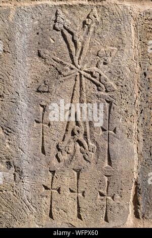 L'Arménie, région de Syunik, 9e siècle Monastère de Tatev Banque D'Images