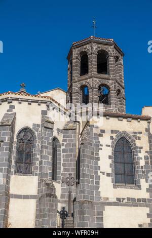 France, Puy de Dome, Marsat, église Notre-Dame, près de Riom Banque D'Images