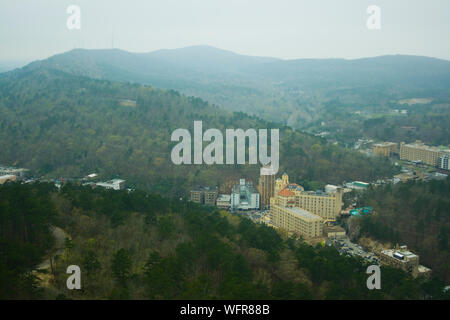 Vue de Hot Springs Mountain Tower, de l'Arkansas Banque D'Images