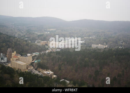 Vue de Hot Springs Mountain Tower, de l'Arkansas Banque D'Images