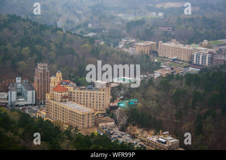 Vue de Hot Springs Mountain Tower, de l'Arkansas Banque D'Images