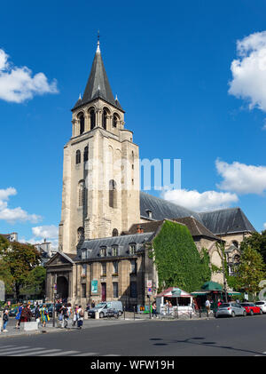 Église de Saint-Germain-des-Prés à Paris Banque D'Images