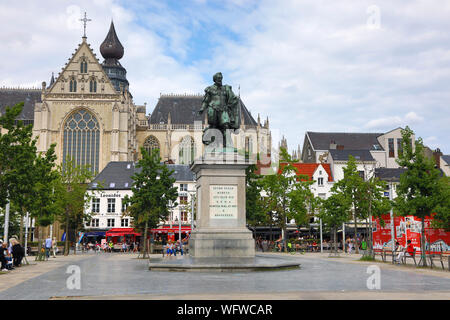 Statue de Peter Paul Rubens en Groenplaats, Anvers, Belgique Banque D'Images