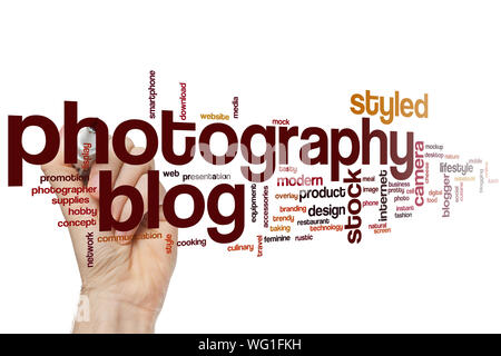 Photographie blog mot concept cloud Banque D'Images