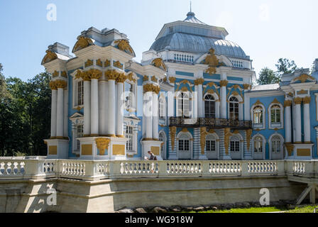 ST. PETERSBURG, RUSSIE - Août 6, 2019 : Pavillon de l'Ermitage à Catherine park à Tsarskoïe Selo Banque D'Images