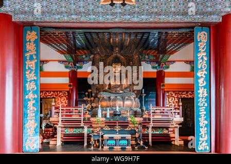 Statue de Bouddha dans le Temple Kiyomizu-dera, temple bouddhiste, Kyoto, Japon Banque D'Images
