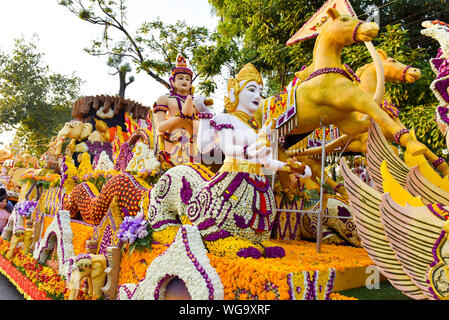 Festival des fleurs de Chiang Mai, Thaïlande Banque D'Images