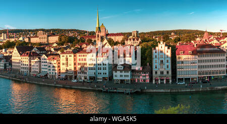 Zurich, plus grande ville de Suisse Banque D'Images