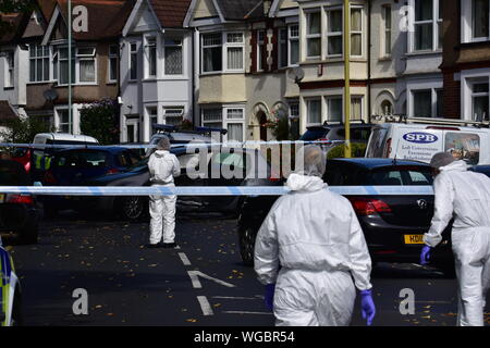 Lutte mort accident de voiture Watford Banque D'Images