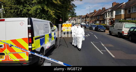 Lutte mort accident de voiture Watford Banque D'Images