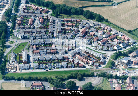 Développement de nouveaux logements, Newton Abbot, Devon, Angleterre du Sud-Ouest, Royaume-Uni Banque D'Images