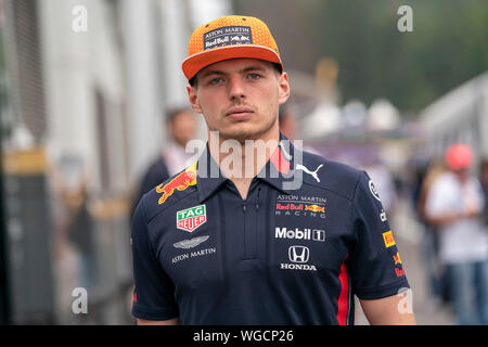 Spa, Belgique. Août 29, 2019. SPA - FIA Formula 1 Grand Prix Belgique, Football, FIA Formula 1, Circuit de Spa-Francorchamps, 01-09-2019, Max Verstappen : Crédit Photos Pro/Alamy Live News Banque D'Images