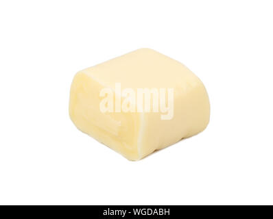 Bonbons à mâcher carré isolé sur fond blanc Banque D'Images