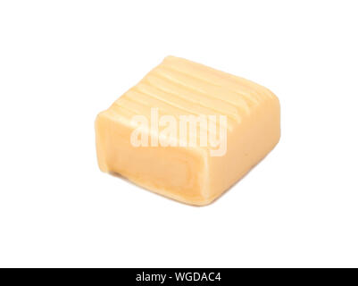 Bonbons à mâcher carré isolé sur fond blanc Banque D'Images