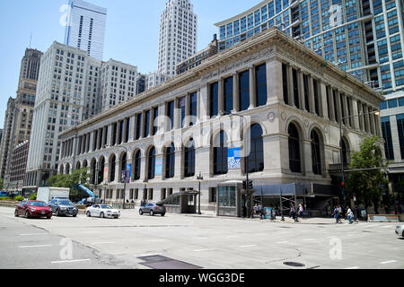 Centre culturel de Chicago dans l'ancien bâtiment de la bibliothèque publique de Chicago Chicago Illinois Etats-Unis d'Amérique Banque D'Images